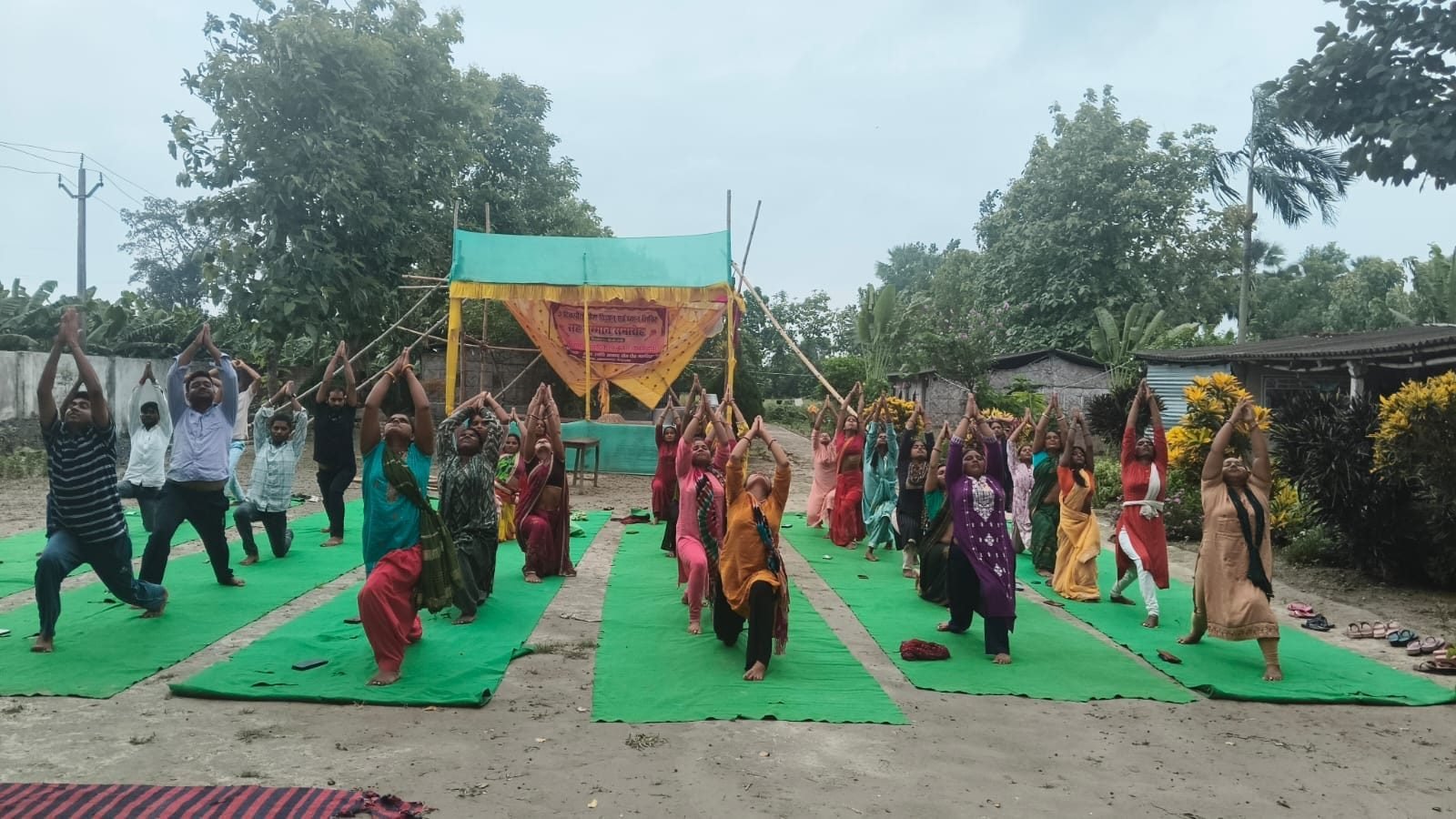 Yoga teacher training practice